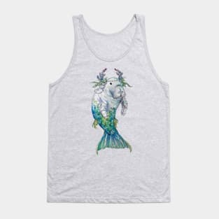 Mermaid Manatee Tank Top